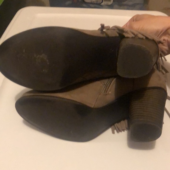 Madden Girl fringe heeled booties. - Picture 9 of 10
